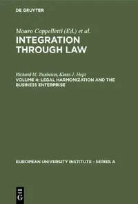 Buy Legal Harmonization and the Business Enterprise (English, Richard M. Buxbaum | Klaus J. Hopt) — BookShops.in