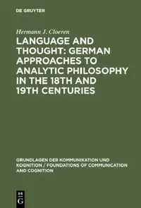 Buy Language and Thought (English, Hermann J. Cloeren) — BookShops.in