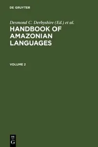 Buy Handbook Amazonian Languages (English, Desmond C. Derbyshire | Geoffrey K. Pullum) — BookShops.in