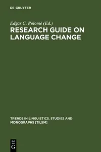 Buy Research Guide on Language (English, Edgar C. Polomé) — BookShops.in