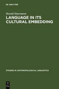 Buy Language in Its Cultural Embedding (English, Harald Haarmann) — BookShops.in