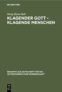 Buy Klagender Gott - klagende Menschen (English, Dong Hyun Bak) — BookShops.in