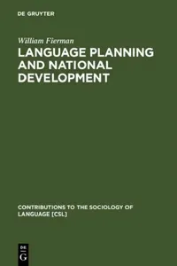Buy Language Planning and National Development (English, William Fierman) — BookShops.in
