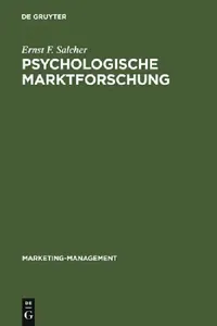 Buy Psychologische Marktforschung (English, Ernst F. Salcher | Petra Hoffelt) — BookShops.in