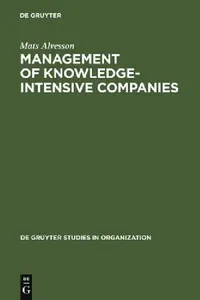 Buy Management of Knowledge-Intensive Companies (English, Mats Alvesson) — BookShops.in