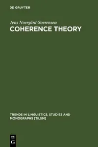 Buy Coherence Theory (English, Jens Noergård-Soerensen) — BookShops.in