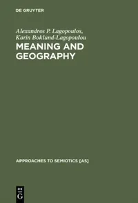 Buy Meaning and Geography (English, Alexandros P. Lagopoulos | Karin Boklund-Lagopoulou) — BookShops.in