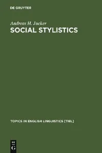 Buy Social Stylistics (English, Andreas H. Jucker) — BookShops.in