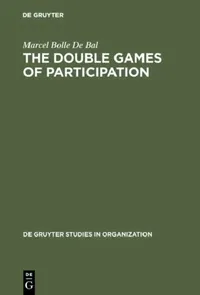 Buy The Double Games of Participation (English, Marcel Bolle De Bal | Irene Shayler) — BookShops.in