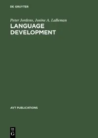 Buy Language Development (English, Peter Jordens | Josine A. Lalleman) — BookShops.in