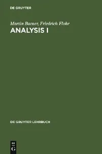 Buy Analysis I (English, Martin Barner | Friedrich Flohr) — BookShops.in