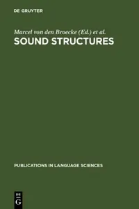 Buy Sound Structures (English, Marcel Von Den Broecke | Vincent J. Van Heuven | Wim Zonneveld) — BookShops.in