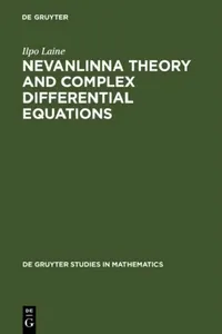 Buy Nevanlinna Theory and Complex Differential Equations (English, Ilpo Laine) — BookShops.in