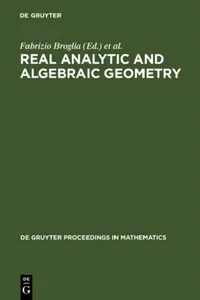 Buy Real Analytic and Algebraic Geometry (English, Fabrizio Broglia | Margherita Galbiati | Alberto Tognoli) — BookShops.in