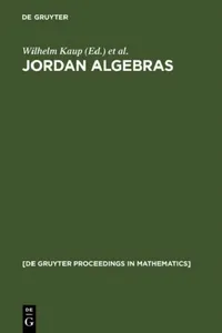 Buy Jordan Algebras (English, Wilhelm Kaup | Kevin McCrimmon | Holger P. Petersson) — BookShops.in