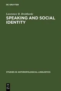 Buy Speaking and Social Identity (English, Lawrence B. Breitborde) — BookShops.in