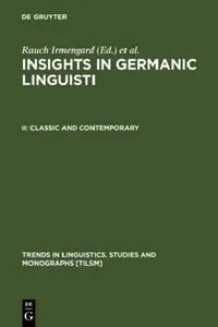 Buy Classic and Contemporary: 94 (Trends in Linguistics. Studies and Monographs) by Irmengard Rauch and Gerald F. Carr | De Gruyter Mouton | English | Paperback | Reprint 2011 — BookShops.in