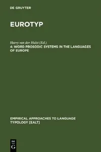 Buy Word Prosodic Systems in the Languages of Europe (English, Harry Van Der Hulst) — BookShops.in