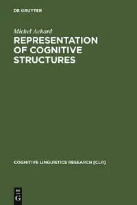 Buy Representation of Cognitive Structures (English, Michel Achard) — BookShops.in