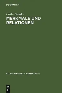 Buy Merkmale und Relationen (English, Ulrike Demske) — BookShops.in