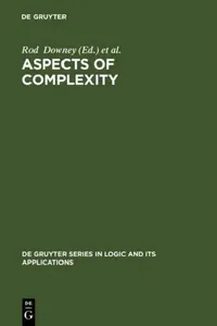 Buy Aspects of Complexity (English, Rod Downey | Denis R. Hirschfeldt) — BookShops.in