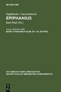 Buy Panarion haer. 65-80. De fide (English, Jürgen Dummer) — BookShops.in