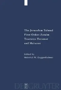 Buy Tractates Terumot and Ma'serot (English, Heinrich W. Guggenheimer) — BookShops.in
