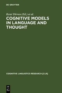 Buy Cognitive Models in Language and Thought (English, René Dirven | Roslyn Frank | Martin Pütz) — BookShops.in