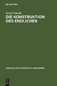 Buy Die Konstruktion des Endlichen (English, Sarah Schmidt) — BookShops.in