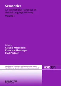 Buy Semantics. Volume 1 (English, Claudia Maienborn | Klaus Von Heusinger | Paul Portner) — BookShops.in