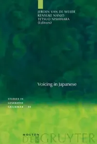 Buy Voicing in Japanese (English, Jeroen Van de Weijer | Kensuke Nanjo | Tetsuo Nishihara) — BookShops.in