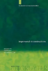 Buy Impersonal Si Constructions (English, Roberta D'Alessandro) — BookShops.in
