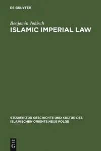 Buy Islamic Imperial Law (English, Benjamin Jokisch) — BookShops.in