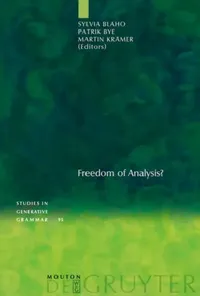 Buy Freedom of Analysis? (English, Sylvia Blaho | Patrik Bye | Martin Krämer) — BookShops.in