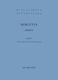 Buy Opera (English, Quintus Horatius Flaccus | David R. Shackleton Bailey) — BookShops.in