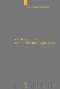 Buy A Critical Study of the Euthalian Apparatus (English, Louis Charles Willard) — BookShops.in