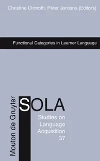 Buy Functional Categories in Learner Language (English, Christine Dimroth | Peter Jordens) — BookShops.in