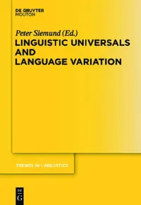 Buy Linguistic Universals and Language Variation (English, Peter Siemund) — BookShops.in