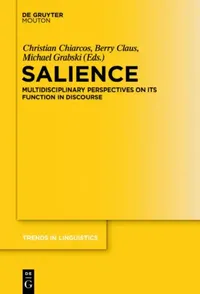 Buy Salience (English, Christian Chiarcos | Berry Claus | Michael Grabski) — BookShops.in
