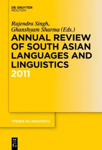 Buy Annual Review of South Asian Languages and Linguistics (English, Rajendra Singh | Ghanshyam Sharma) — BookShops.in