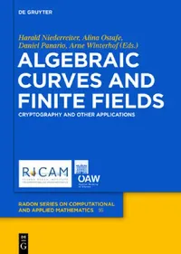 Buy Algebraic Curves and Finite Fields (English, Harald Niederreiter | Alina Ostafe | Daniel Panario) — BookShops.in