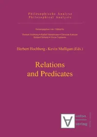 Buy Relations and Predicates (English, Herbert Hochberg | Kevin Mulligan) — BookShops.in