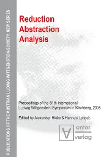 Buy Reduction - Abstraction - Analysis (English, Alexander Hieke | Hannes Leitgeb) — BookShops.in