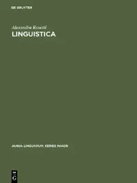 Buy Linguistica (English, Alexandru Rosetti) — BookShops.in