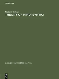 Buy Theory of Hindi Syntax (English, Vladimír Miltner) — BookShops.in
