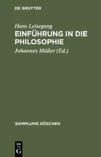 Buy Einführung in die Philosophie (English, Hans Leisegang | Johannes Müller) — BookShops.in