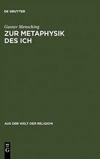 Buy Zur Metaphysik Des Ich (English, Gustav Mensching) — BookShops.in