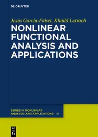 Buy Nonlinear Functional Analysis and Applications (English, Jesús Garcia-Falset | Khalid Latrach) — BookShops.in