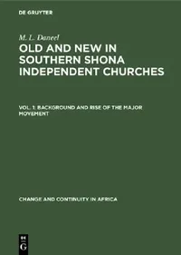 Buy Background and Rise of the Major Movement (English, Marthinus L. Daneel) — BookShops.in
