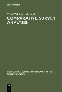 Buy Comparative Survey Analysis (English, Stein Rokkan | Sidney Verba | Jean Viet) — BookShops.in